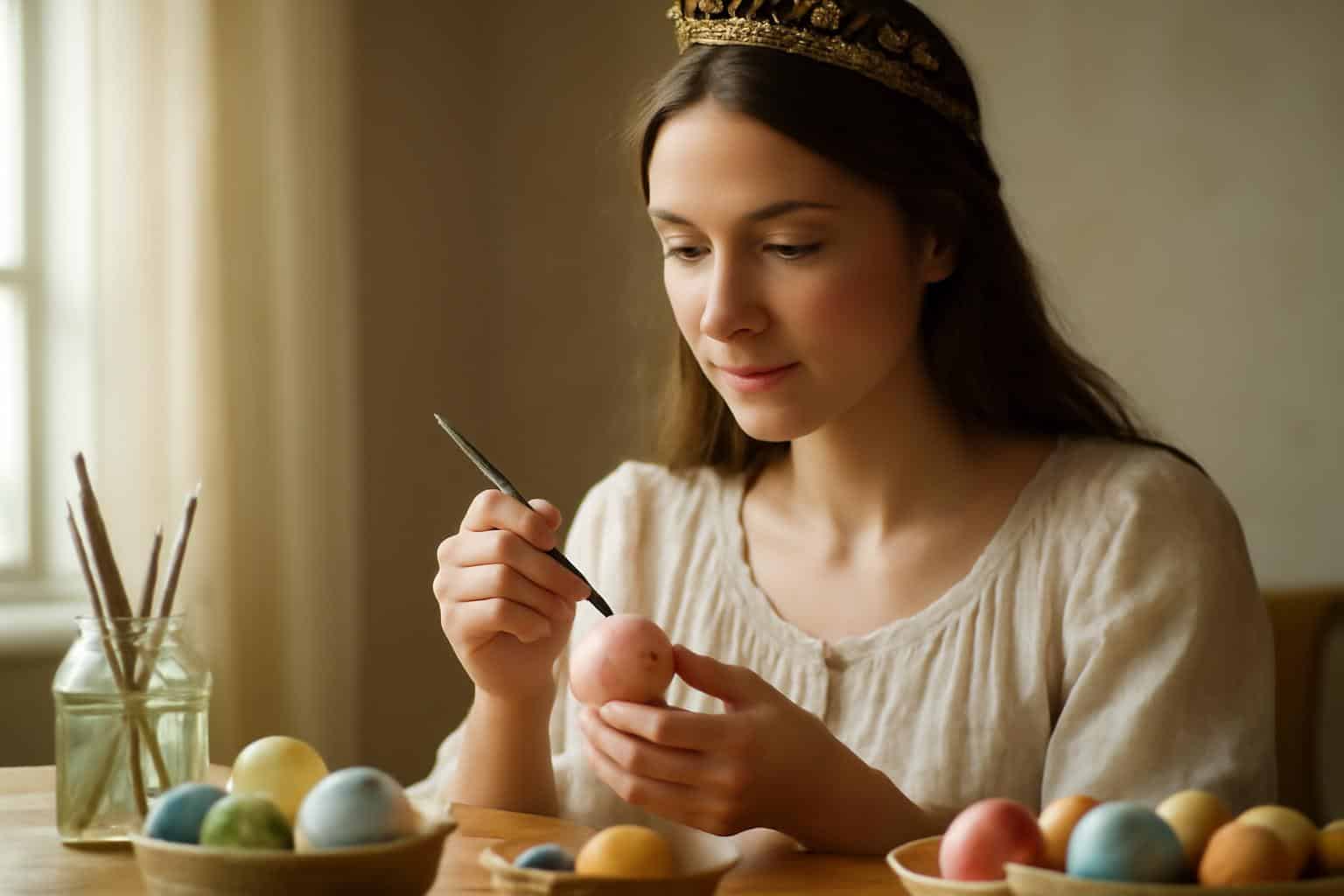 A tojásfestő királylány